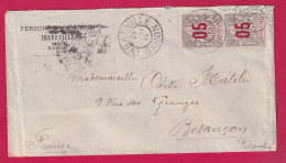 LIBREVILLE GABON TYPE GROUPE POUR BESANCON DOUBS 1914 LETTRE - Storia Postale