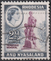 1959 Rhodesien & Nyasaland ° Mi:GB-RH 22, Sn:GB-RH 161, Yt:GB-RH 22, Fairbridge Memorial, Queen Elizabeth II - Rhodesië & Nyasaland (1954-1963)