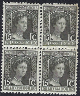 Luxembourg - Luxemburg - Timbres  -  Bloc à 4      Adéläide    15C.     MNH** - Blocks & Sheetlets & Panes