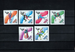Hungary 1979 Olympic Games Lake Placid Imperforated Set Postfrisch / MNH - Winter 1980: Lake Placid