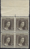 Luxembourg - Luxemburg - Timbres  -  Bloc à 4   Adéläide    15 C.      MNH** - Blocks & Kleinbögen