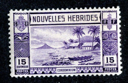 873 BCXX 1938 New Hebrides Fr Scott #52 MLH* (offers Welcome) - Unused Stamps