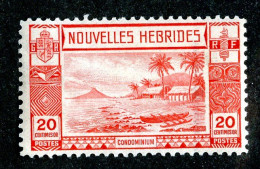 874 BCXX 1938 New Hebrides Fr Scott #53 MLH* (offers Welcome) - Unused Stamps