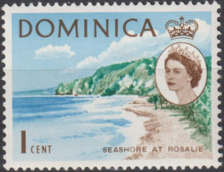 1968 Dominica (...-1978) ° Mi:DM 207, Sn:DM 211, Yt:DM 206, Seashore At Rosalie,  Overprints "Associated Statehood" - Dominique (...-1978)