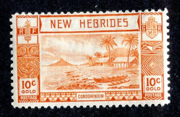880 BCXX 1938 New Hebrides Br Scott #51 MLH* (offers Welcome) - Unused Stamps