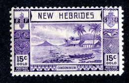 881 BCXX 1938 New Hebrides Br Scott #52 MLH* (offers Welcome) - Ungebraucht
