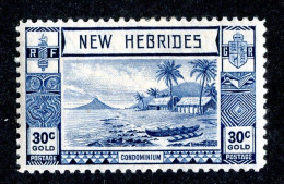 884 BCXX 1938 New Hebrides Br Scott #55 MLH* (offers Welcome) - Nuevos