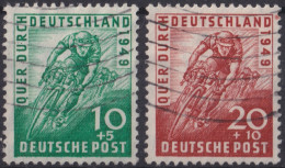 F-EX47305 GERMANY BIZONE 1949 USED CYCLE TOUR.  - Usados