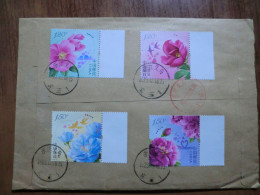 China.Full Set On Registered Envelope - Lettres & Documents