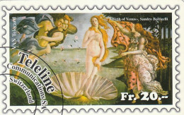 Swiss, Teleline  Van TC  Fr.20 '99, Painting, Birth Of Venus, Sandro Boticelli - Switzerland