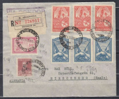 Recommandée Brief Van Buenos Aires Argentina Naar Hirschberg (Saale) Duitsland - Luftpost