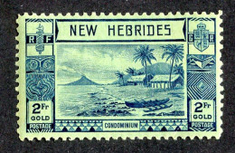 888 BCXX 1938 New Hebrides Br Scott #59 MLH* (offers Welcome) - Ungebraucht