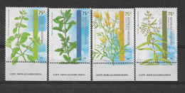 ARGENTINA 2004 AROMATIC PLANTS FLORA AND FLOWERS SET OF 4 MINT NH - Neufs