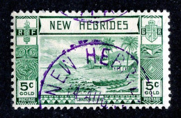 890 BCXX 1938 New Hebrides Br Scott #50 Used (offers Welcome) - Unused Stamps