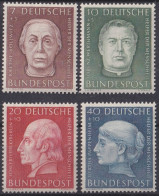 F-EX47291 GERMANY 1954 MLH RELIEF FUND BERTHA PAPENHELM WERTHMANN KOLLWITZ.  - Ungebraucht