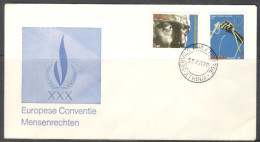 Greece. European Convention On Human Rights  Circular Cancellation On Special Envelope - Briefe U. Dokumente