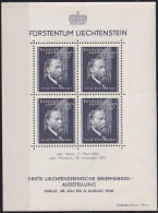 F-EX46783 LIECHTENSTEIN MH 1938 STAMPS EXHIBITION JOSEF RHEINBERGER.  - ...-1912 Préphilatélie