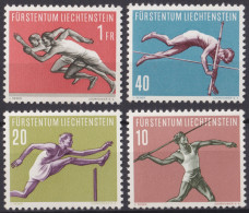 F-EX47321 LIECHTENSTEIN MNH 1956 SPORT ATHLETISM JAVELIN RUNNING - Ungebraucht