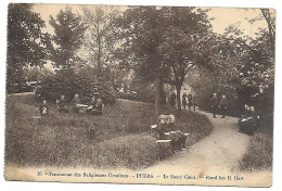 CPA Puers, Pensionnat Des Religieuses Ursulines, Le Sacré-Coeur, Rond Het H. Hart (matige Staat) - Puurs