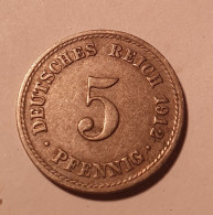 5 Pfennig - Deutsches Reich - 1912 - 5 Pfennig