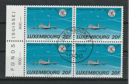 Luxemburg Y/T 1145 (0) In Blok Van 4. - Used Stamps