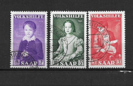 LOTE 2149   ///  (C055)  SAAR  YVERT Nº 334/336   ¡¡¡ LIQUIDATION - JE LIQUIDE - ANGEBOT !!!! - Used Stamps