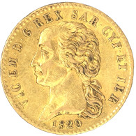 Italie-Victor Emmanuel I-20 Lire 1820 Turin - Piamonte-Sardaigne-Savoie Italiana