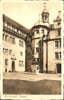 41743976 Bad Hersfeld Rathaus Denkmal Skulptur 1200 Jahre Bad Hersfeld - Bad Hersfeld