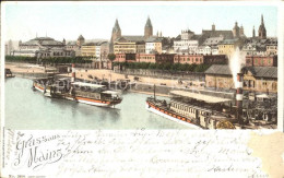 41743870 Mainz Rhein Rheindampfer Anlegestelle Dom Mainz - Mainz