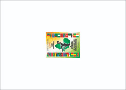 NIGER 2023 - DELUXE PROOF - FOOTBALL AFRICA CUP OF NATIONS COUPE D'AFRIQUE COTE D'IVOIRE - FLAGS ALGERIA ALGERIE - Fußball-Afrikameisterschaft