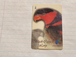 SINGAPORE-(104SIGF-0/b)-Black Capped Lory-(130)-(104SIGF-121154)($5)(1/1/1997)-used Card+1card Prepiad Free - Singapore