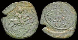 Crusader Principality Of Antioch Roger Of Salerno, Regent AE Follis - Other & Unclassified