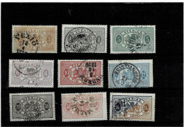 SVEZIA ,francobolli Di SERVIZIO ,con Dentellatura 13 ,qualita Splendida - Revenue Stamps