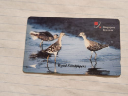 SINGAPORE-(25SIGB-O)-MARTEN-(142)(25SIGB-183806)($10)(1/1/1993)-used Card+1card Prepiad Free - Singapore