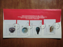 China.Full Set On Registered Envelope - Briefe U. Dokumente