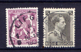 Belgien Nr.480/1          O  Used            (1895) - 1935-1949 Petit Sceau De L'Etat