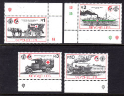 SEYCHELLES - 1989 RED CROSS ANNIVERSARY SET (4V) FINE MNH ** SG 751-754 - Seychelles (1976-...)