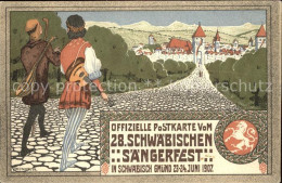 41636405 Schwaebisch Gmuend Saengerfest Mandolinen  Schwaebisch Gmuend - Schwaebisch Gmünd