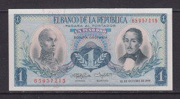 COLOMBIA - 1959 1 Peso UNC Banknote - Kolumbien