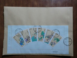 China.Souvenir Sheet   On Registered Envelope - Cartas & Documentos