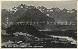 41634621 Fischen Allgaeu Illertal Bergpanorama Fischen - Fischen