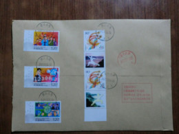 China. 2 Full Set  On Registered Envelope - Lettres & Documents