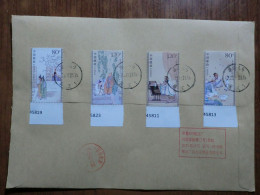 China.  Full Set  On Registered Envelope - Lettres & Documents