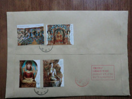 China.  Full Set  On Registered Envelope - Briefe U. Dokumente