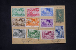 HONGRIE - Entier Postal + Complémentsl Avec Oblitération Temporaire En 1938- L 149086 - Entiers Postaux