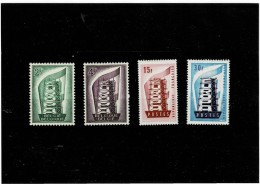 TEMATICA ,EUROPA-CEPT ,1956 ,2 Serie Complete MNH ,qualita Splendida - 1956