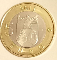 2011 - Finlandia 5 Euro - Province Storiche - Karelia     ------- - Finlandía