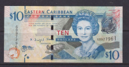 EAST CARIBBEAN CENTRAL BANK (GRENADA) - 1985-93 10 Dollars Circulated Banknote - Dänemark