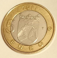 2011 - Finlandia 5 Euro - Province Storiche - Karelia     ------- - Finnland