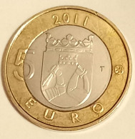 2011 - Finlandia 5 Euro - Province Storiche - Karelia     ------- - Finlandía